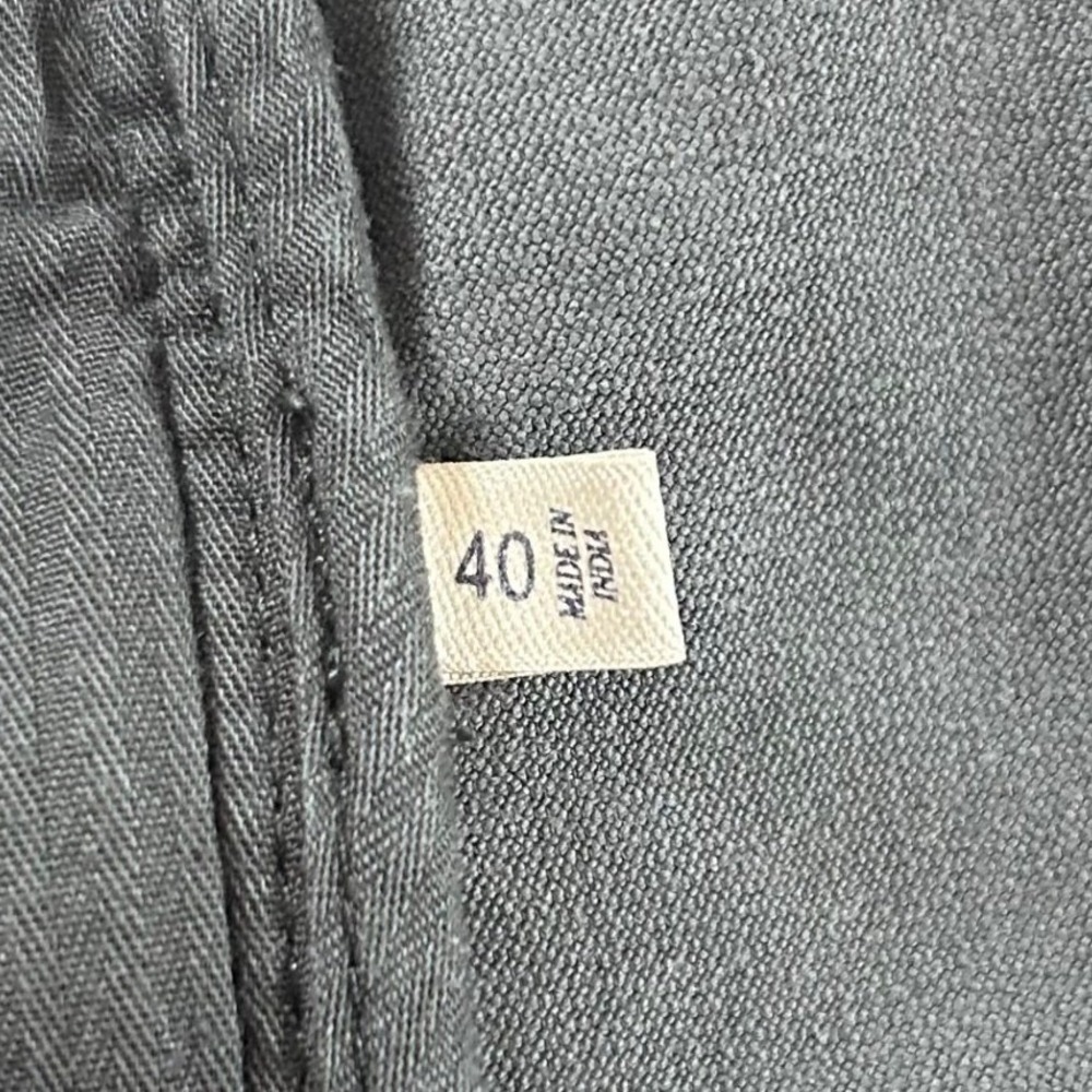 Faherty Corduroy Pants Mens 40 Gray Stretch Terry 5 Pocket Slim Straight Cotton - Picture 6 of 13